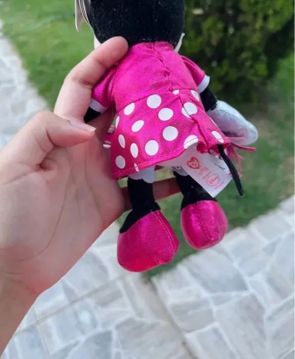 Pelúcia Ty Sparkle Disney Minnie Mouse - Comprei nos EUA - Foto 3