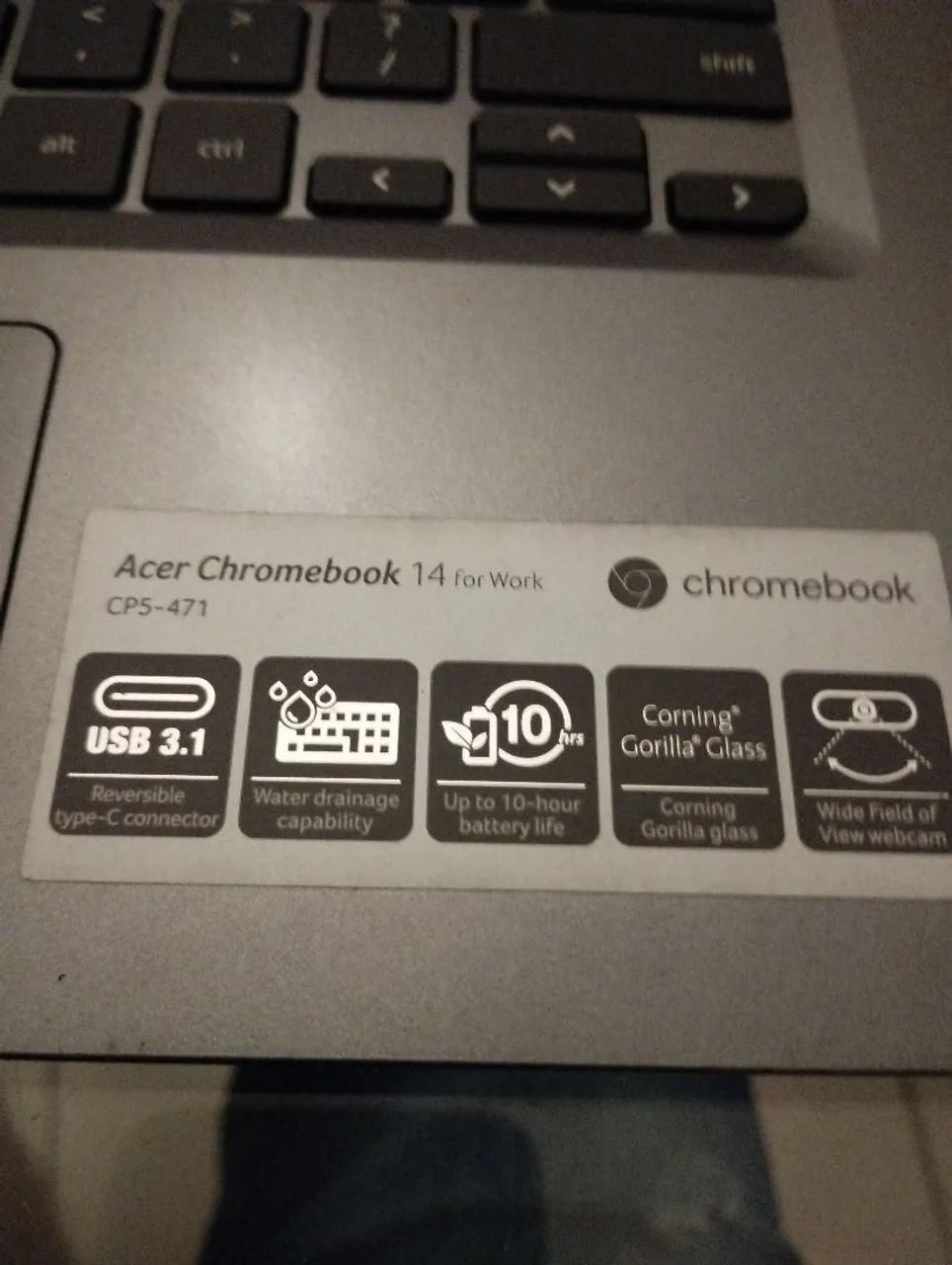 Vendo notebook Acer Chrome n15q13 defeito  - Foto 4