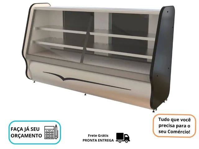 Balcão Refrigerado Ormifrio 1,80M Toop Black 220v