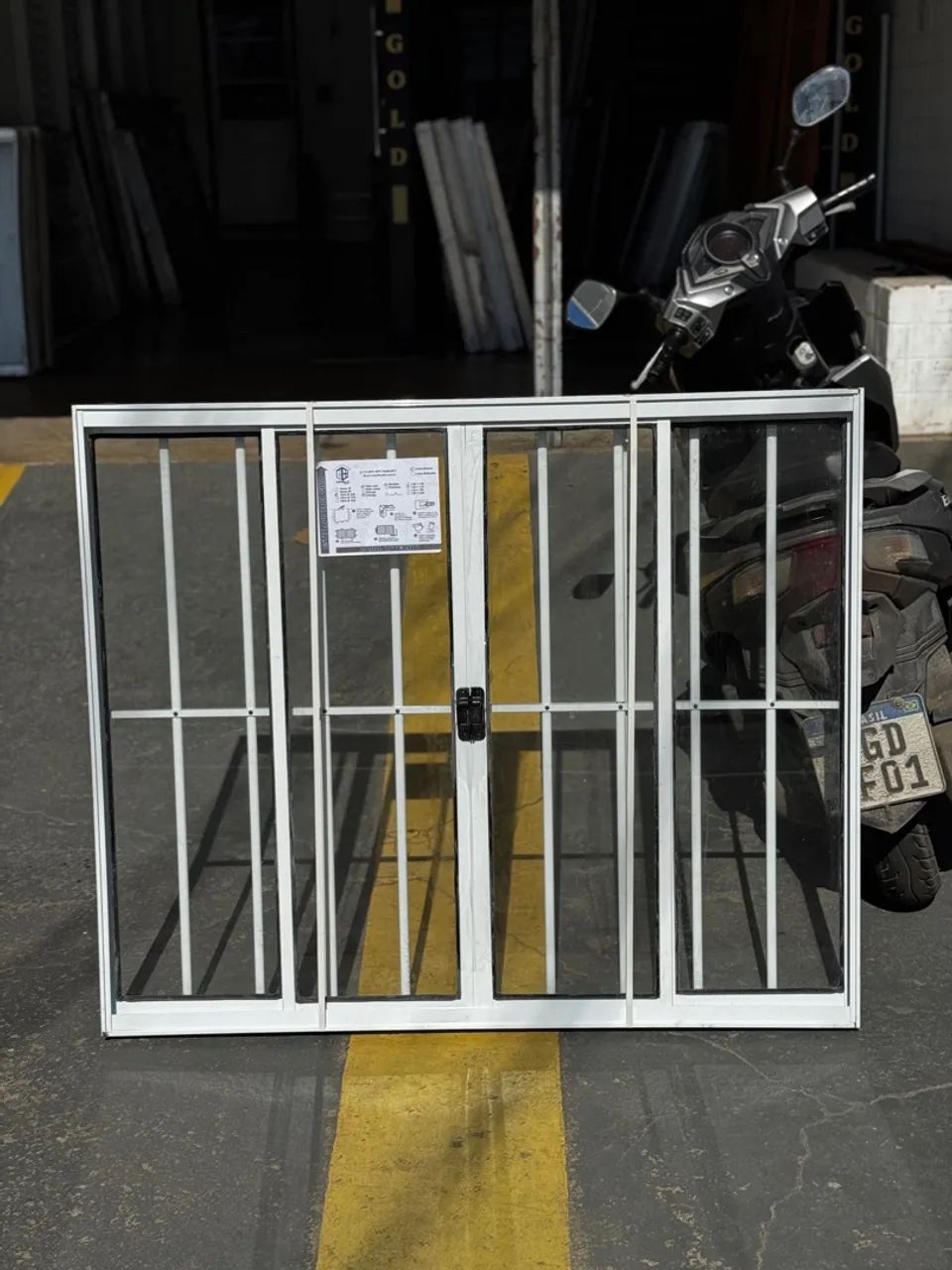 Janela de Alumínio branca com Grade 1.00x1.20 - Promoção da Semana! - Foto 6