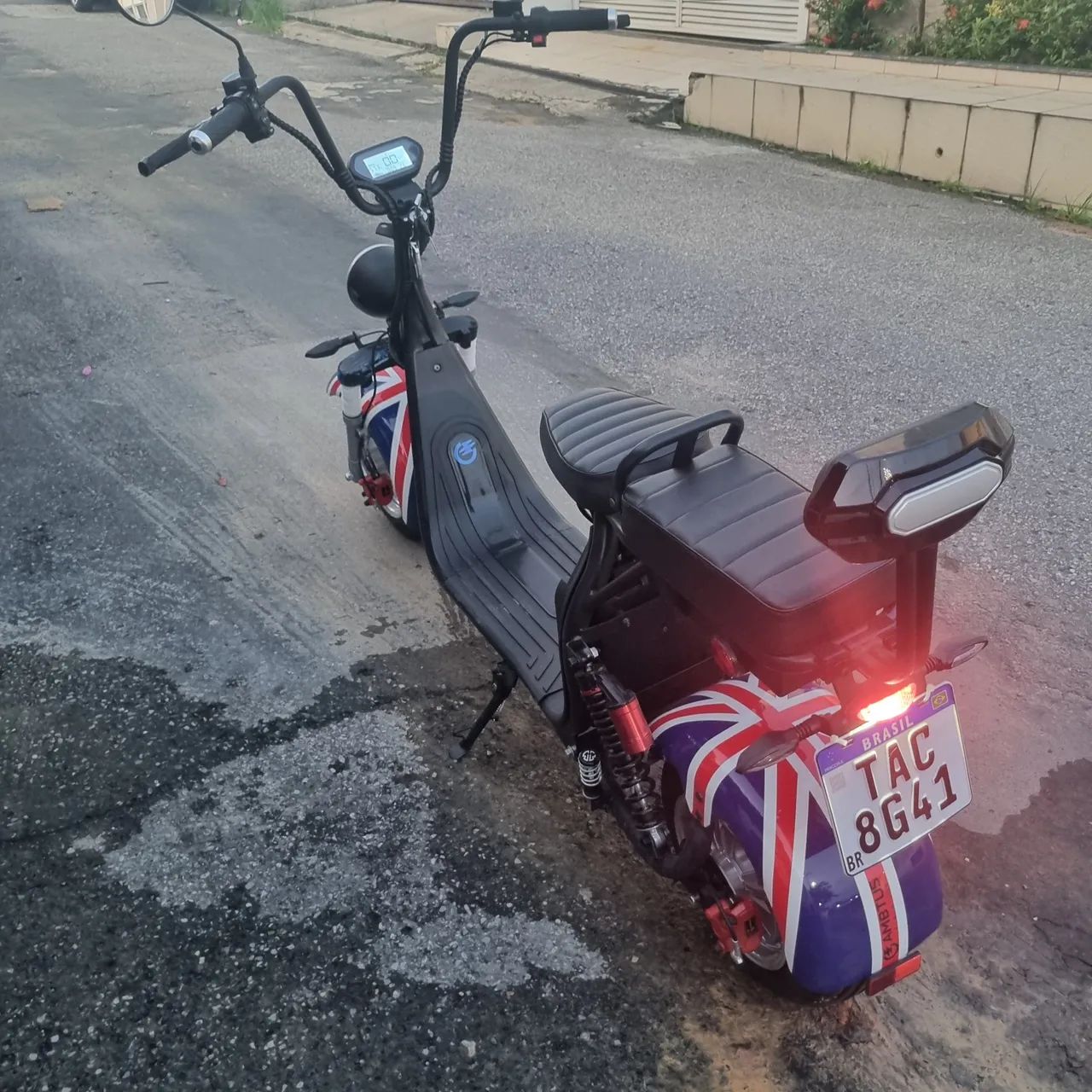 Scooter Elétrica shansu tx1 - zero km - ac troca - Foto 4