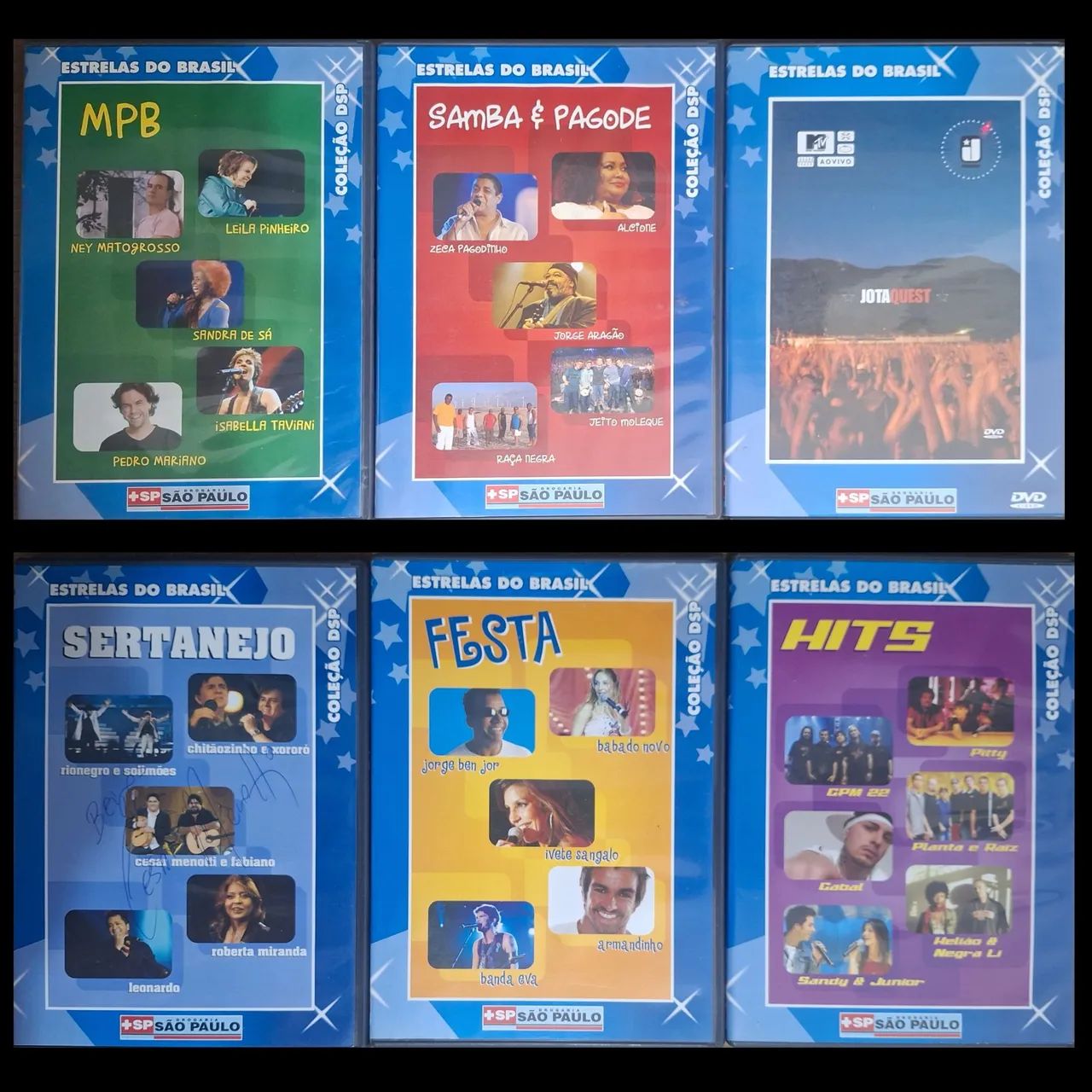 Dvds Estrelas do Brasil - Coleção DSP - Foto 2