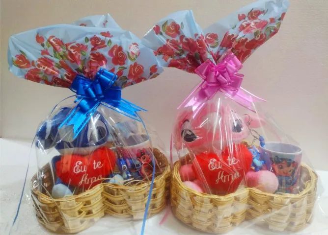 Cesta do Stitch - Cesta para Presente  - Foto 6