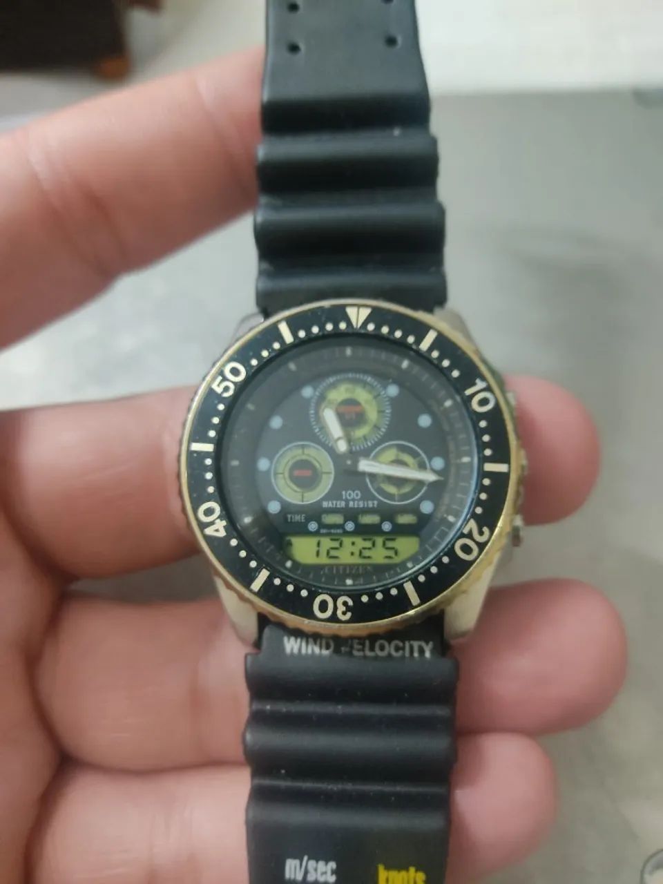 Relógio Citizen Combo 8946 Raro Anos 80