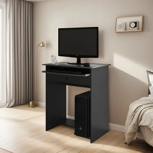 Mesa para Computador Com Gaveta Preta NOVA 