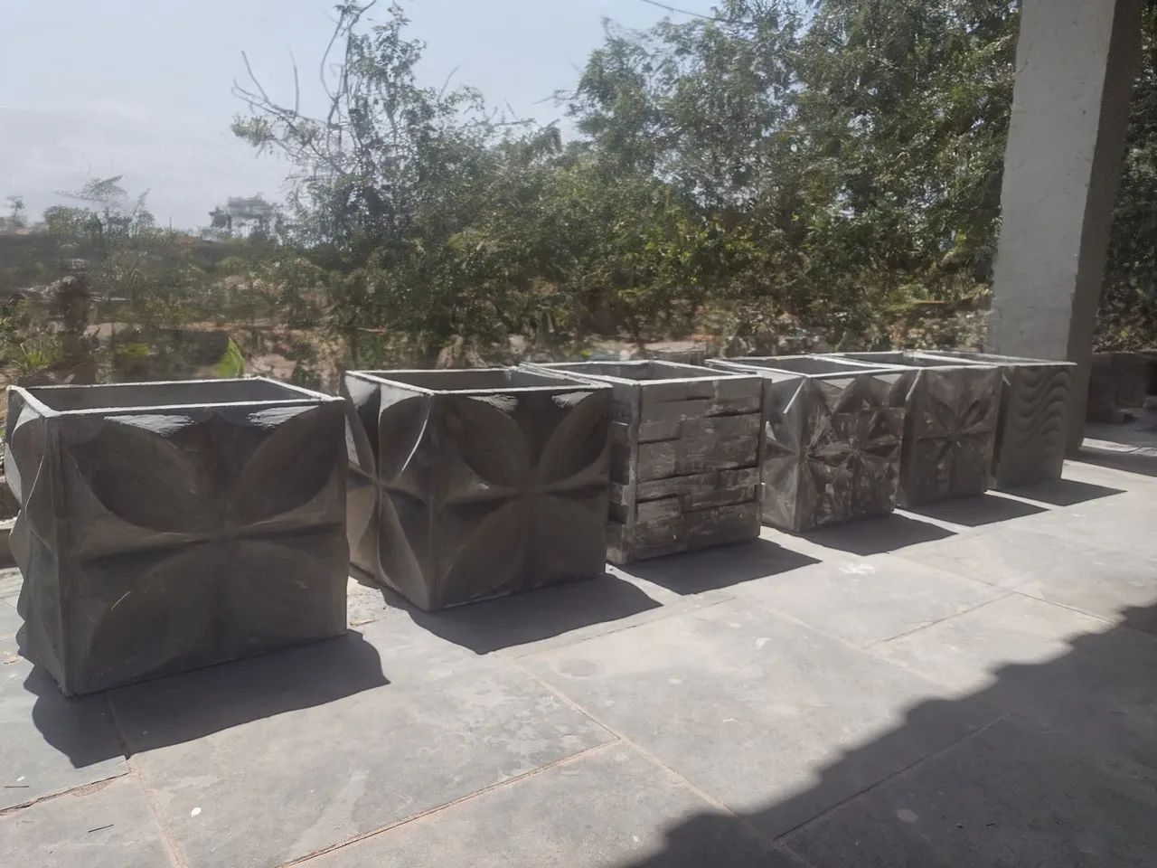 Vasos 3d de cimento 64294093086849123