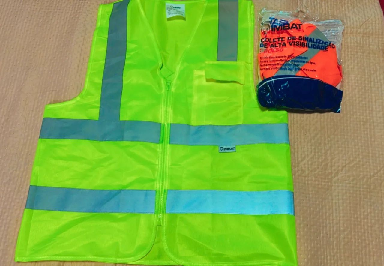 Colete Refletivo de Alta Visibilidade COM BOLSO - Foto 2