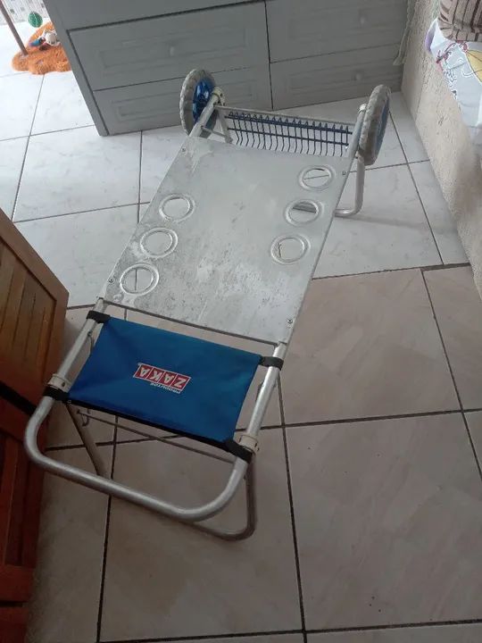 Mesa carrinho praia