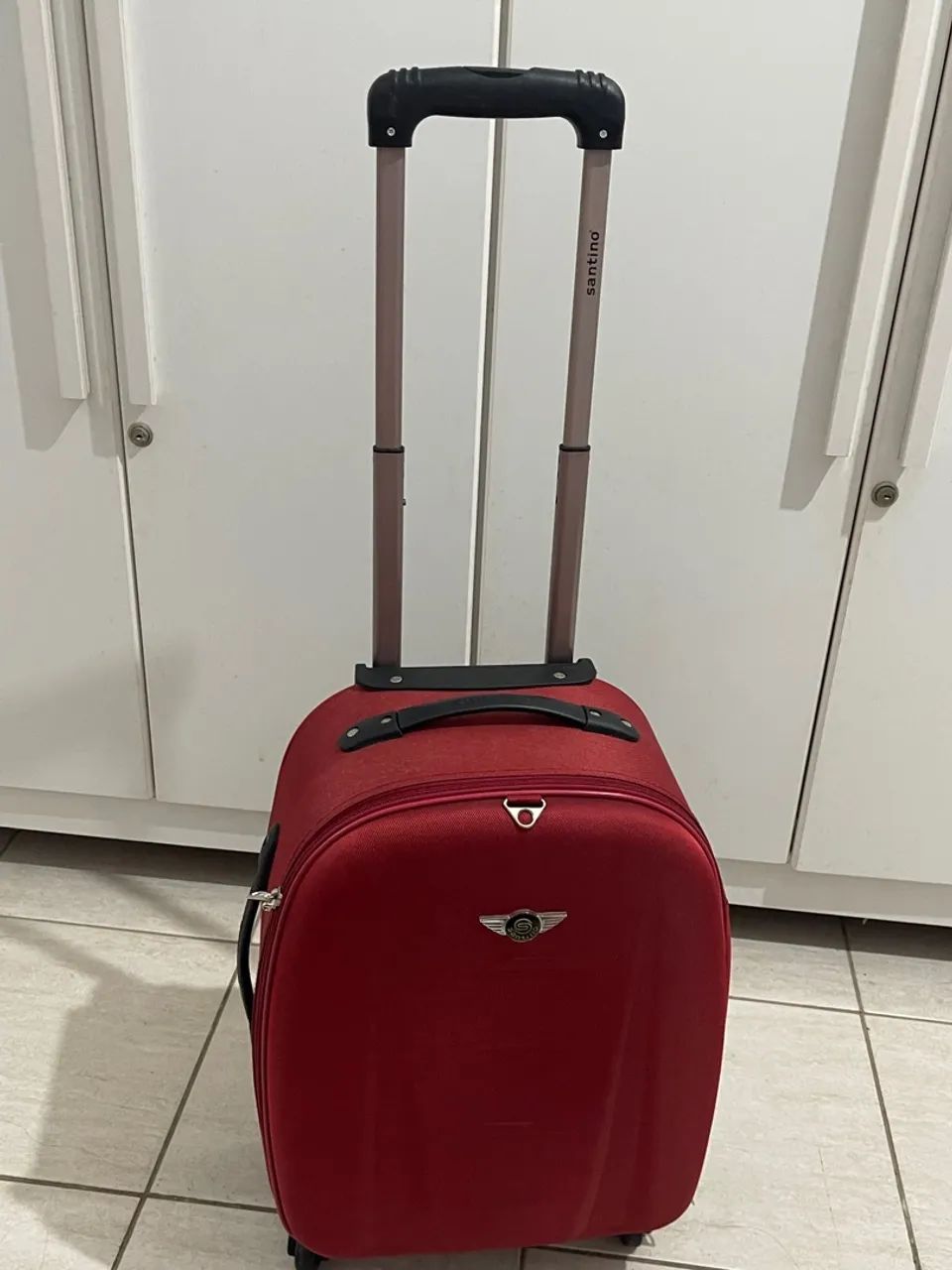 Mala de viagem Santino vermelha