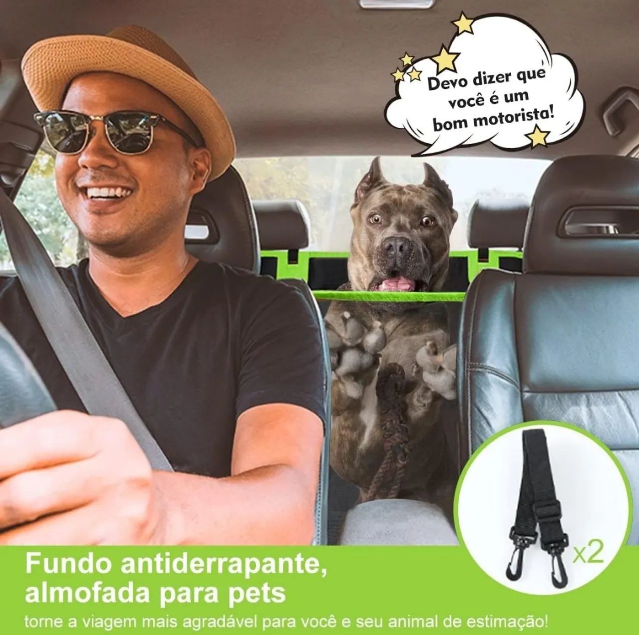 Assento de carro para cachorro - proteção e conforto - Foto 4