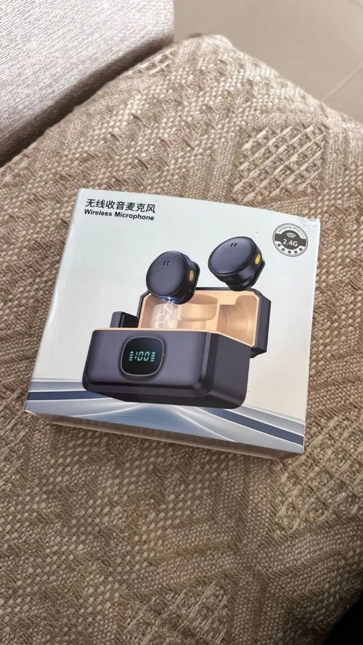 Microfone lapela novo