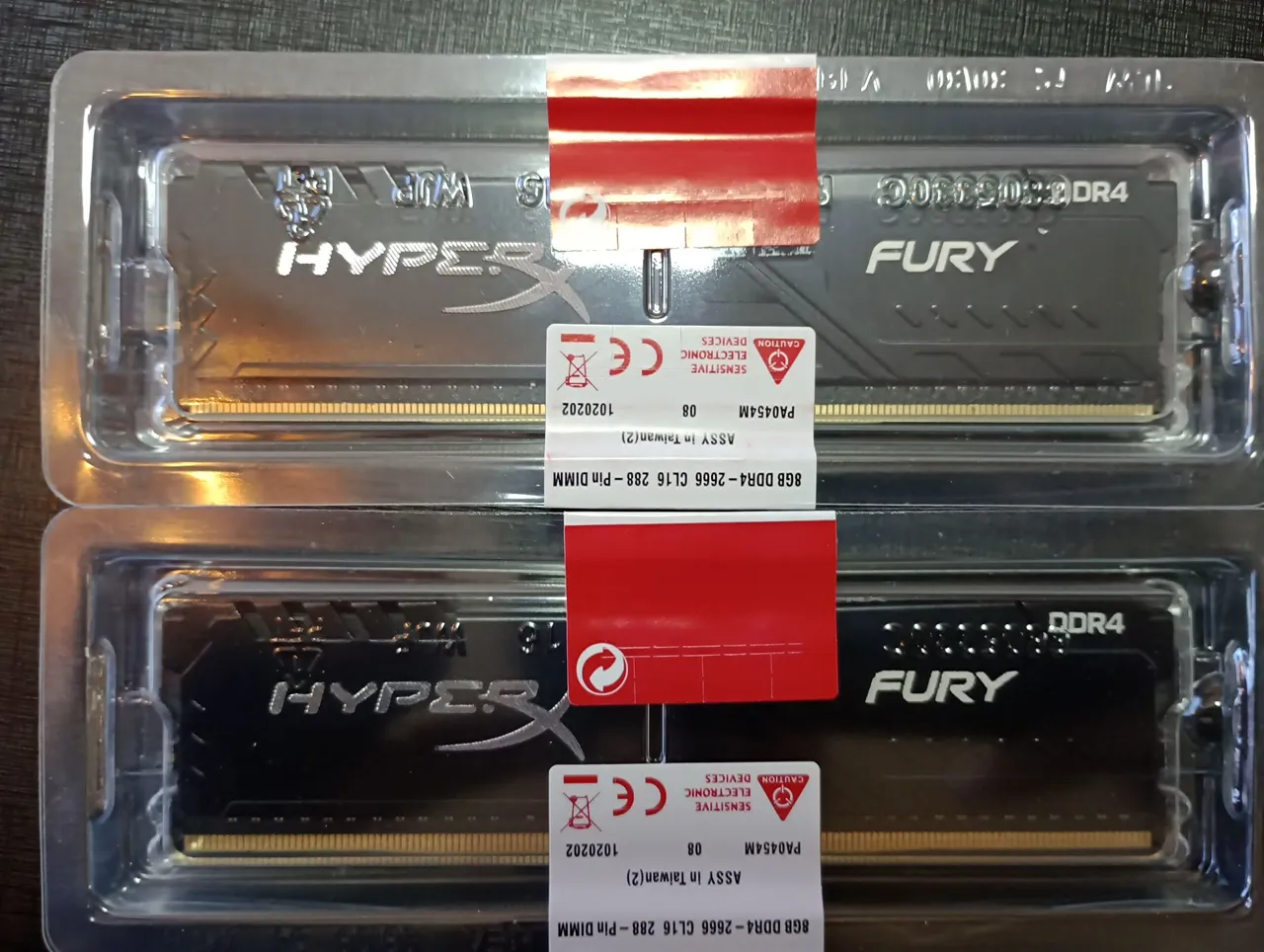 Memória RAM HyperX Fury DDR4 2666MHz 16GB