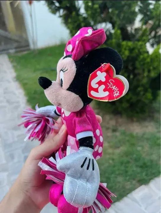 Pelúcia Ty Sparkle Disney Minnie Mouse - Comprei nos EUA - Foto 2
