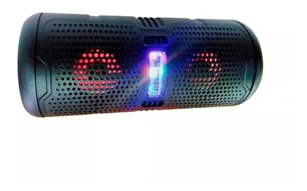Caixa De Som Xbass Com Led Bluetooth Entrada Para Microfone<br> - Foto 3