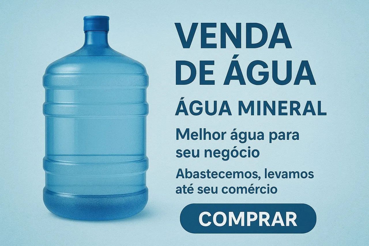 Galão de Água Mineral 20 l