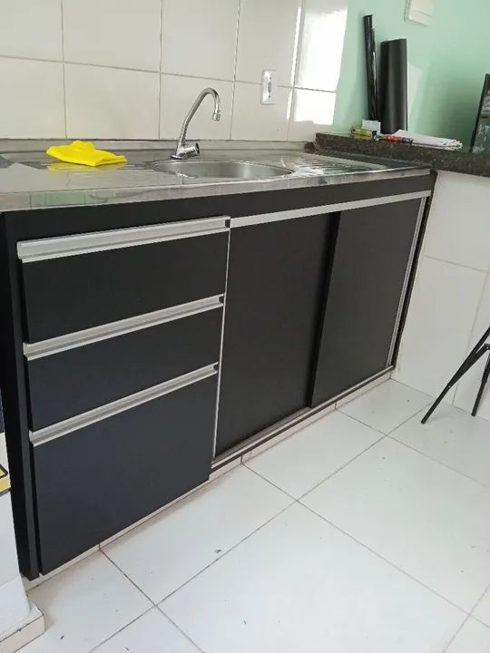 Envelopamento armário de pia  - Foto 5