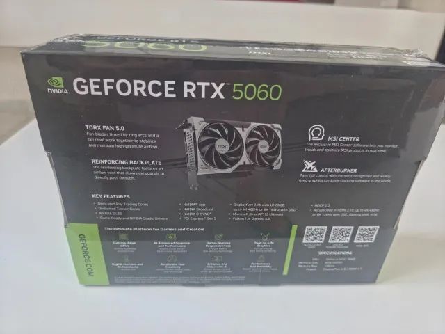 Placa de Video Nvidia RTX 5060 MSI de 8gb Nova - Foto 2