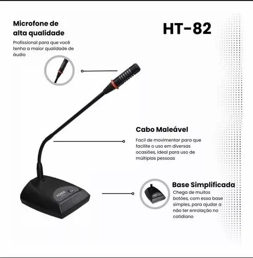 MICROFONE DE MESA YOGA HT - 82
