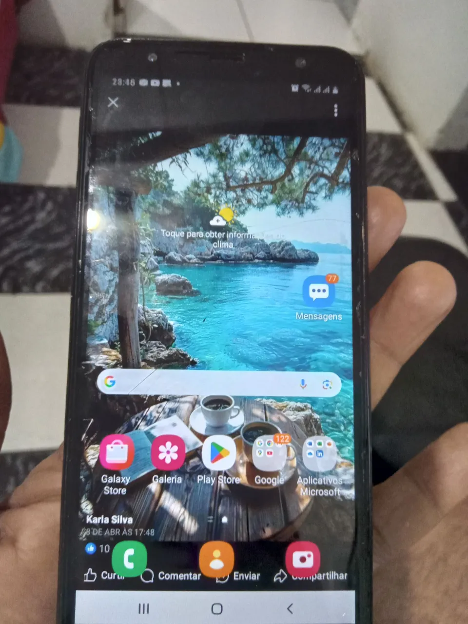 Samsung j6 Plus (32 GB) funcionando perfeitamente