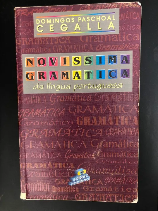 Livro "Novíssima Gramática da língua portuguesa" - Domingos Paschoal