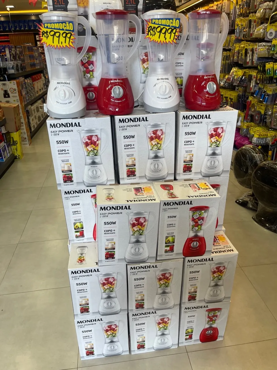 Liquidificador Mondial Easy Power L-550W - Promoção!