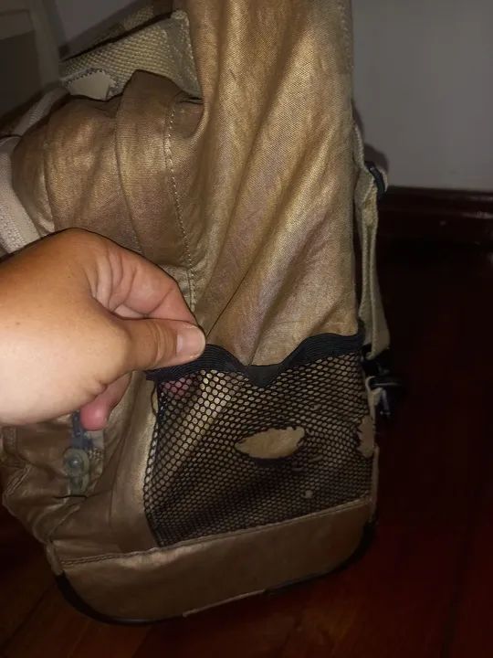 Mala de Viagem Kipling Dourada com Rodinhas - Foto 5