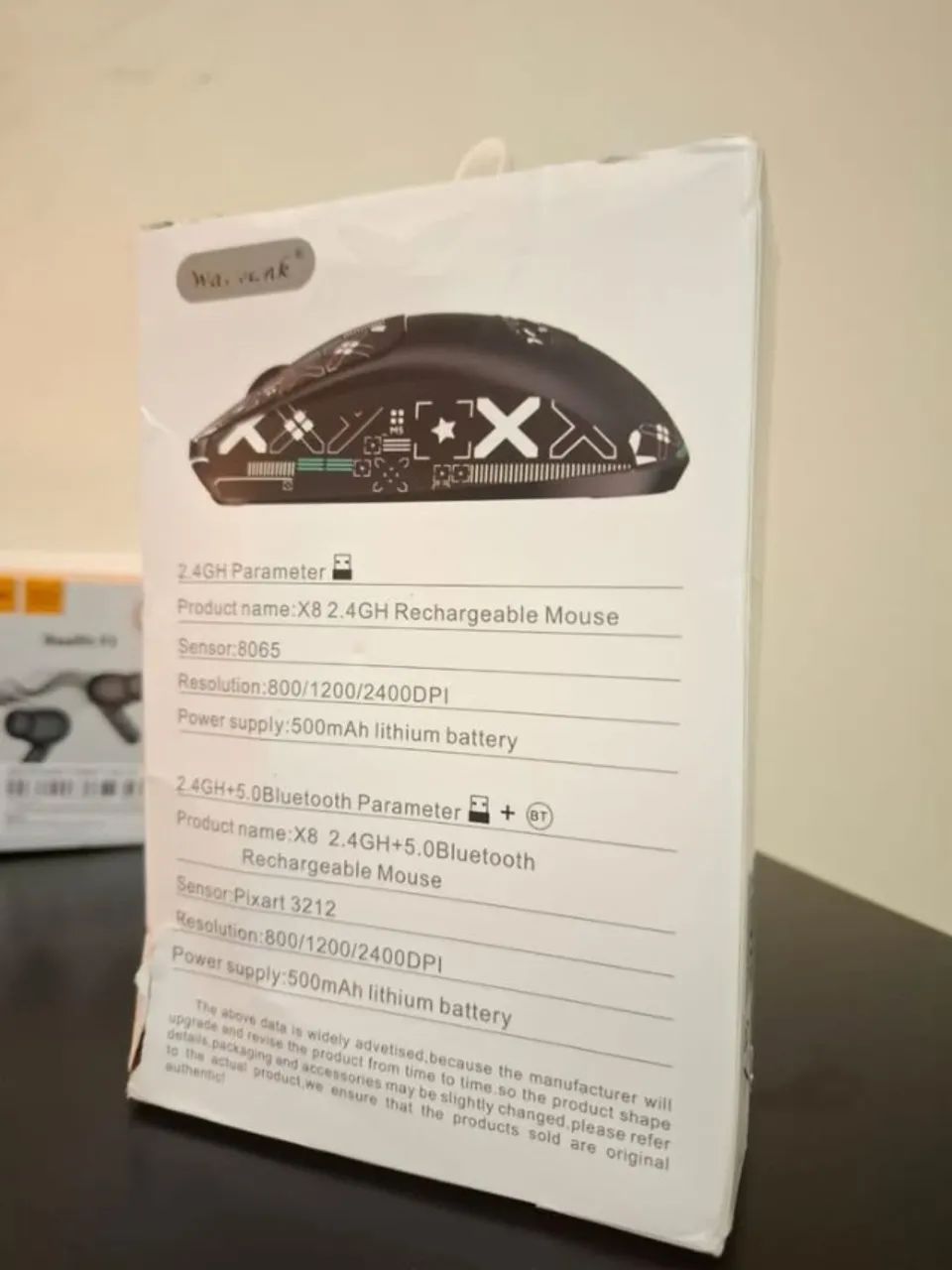 Mouse Gamer X8 2.4GHz64842082005123122