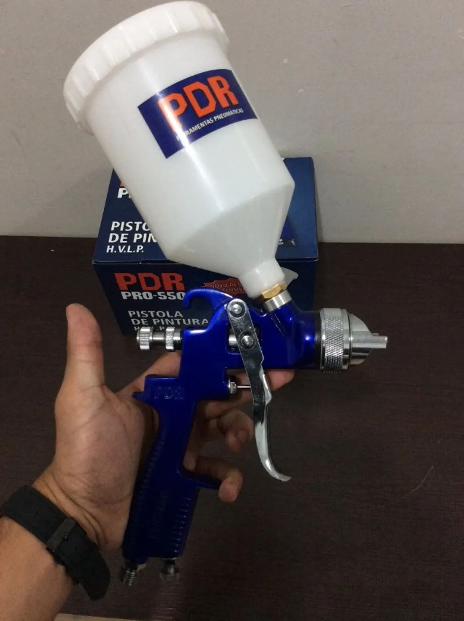 Pistola De Pintura Hvlp bico 1.3 600 Ml Pro-530 - Foto 3