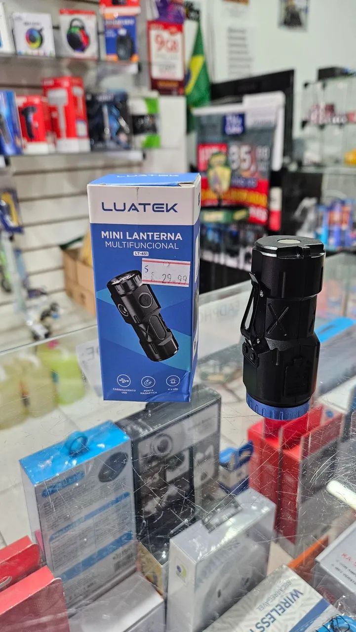 Mini Lanterna Multifuncional Luatek LT-451