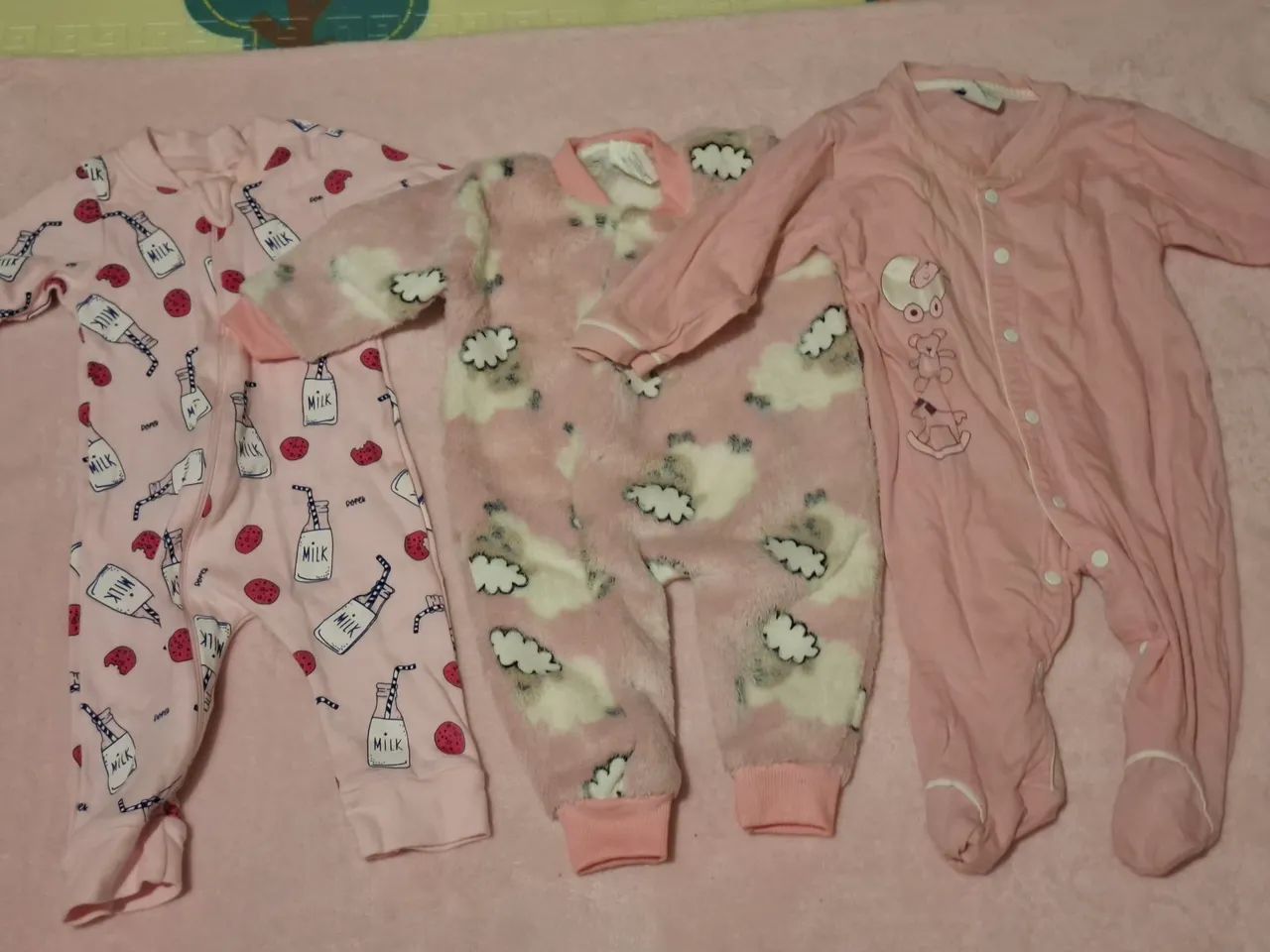 Macacões de bebê Carter's - Rosa e fofos - Foto 4