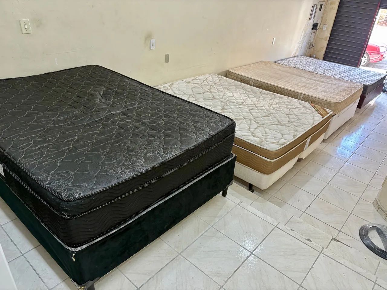 Cama box de casal Queen , cama de casal , conjunto box 