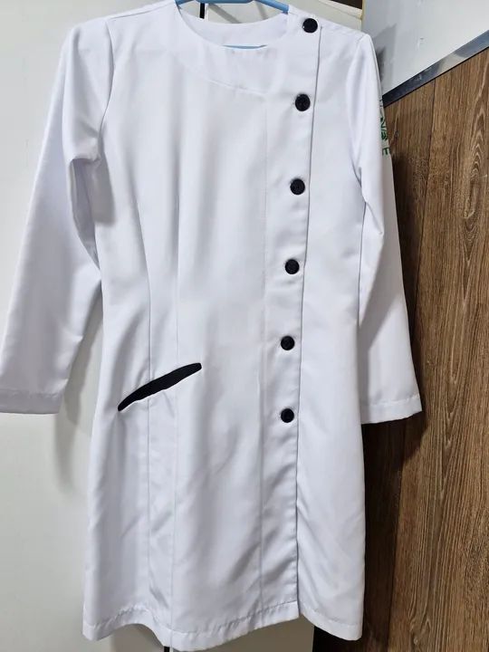 Jaleco Branco Feminino - Novo