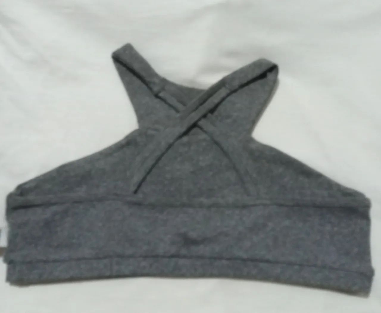 Conjunto Top e Saia Cinza e Rosa para Treino - Foto 5