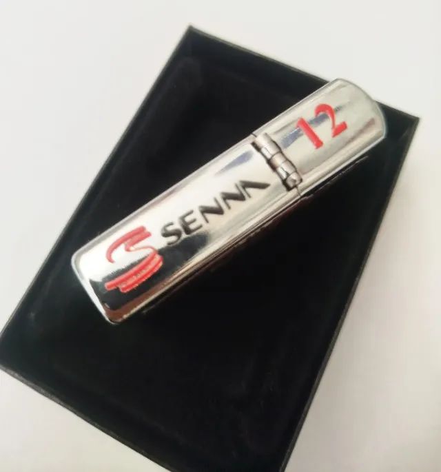  Isqueiro Não é Zippo Ayrton Senna Fórmula 1 - Foto 3