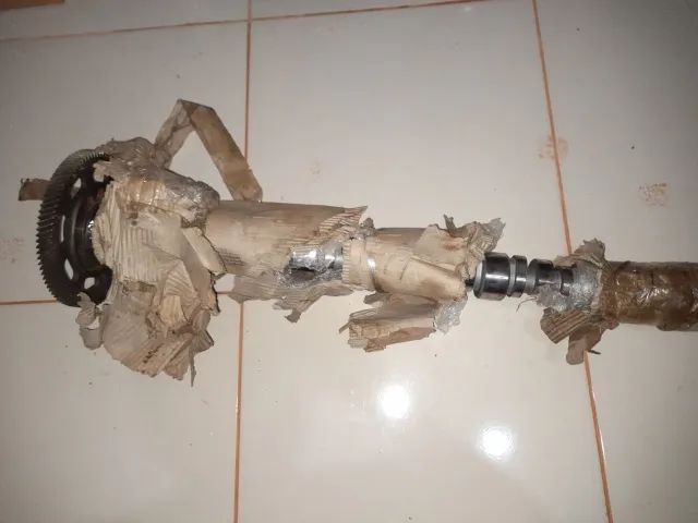 Eixo do comando de válvula do motor 457 Mercedes 1938. Tratar com Geremias * - Foto 3