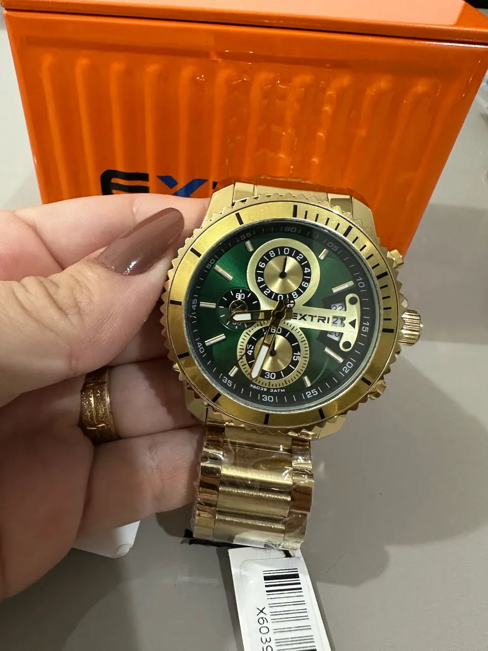 Relogio masculino EXTRI com caixa  - Foto 2