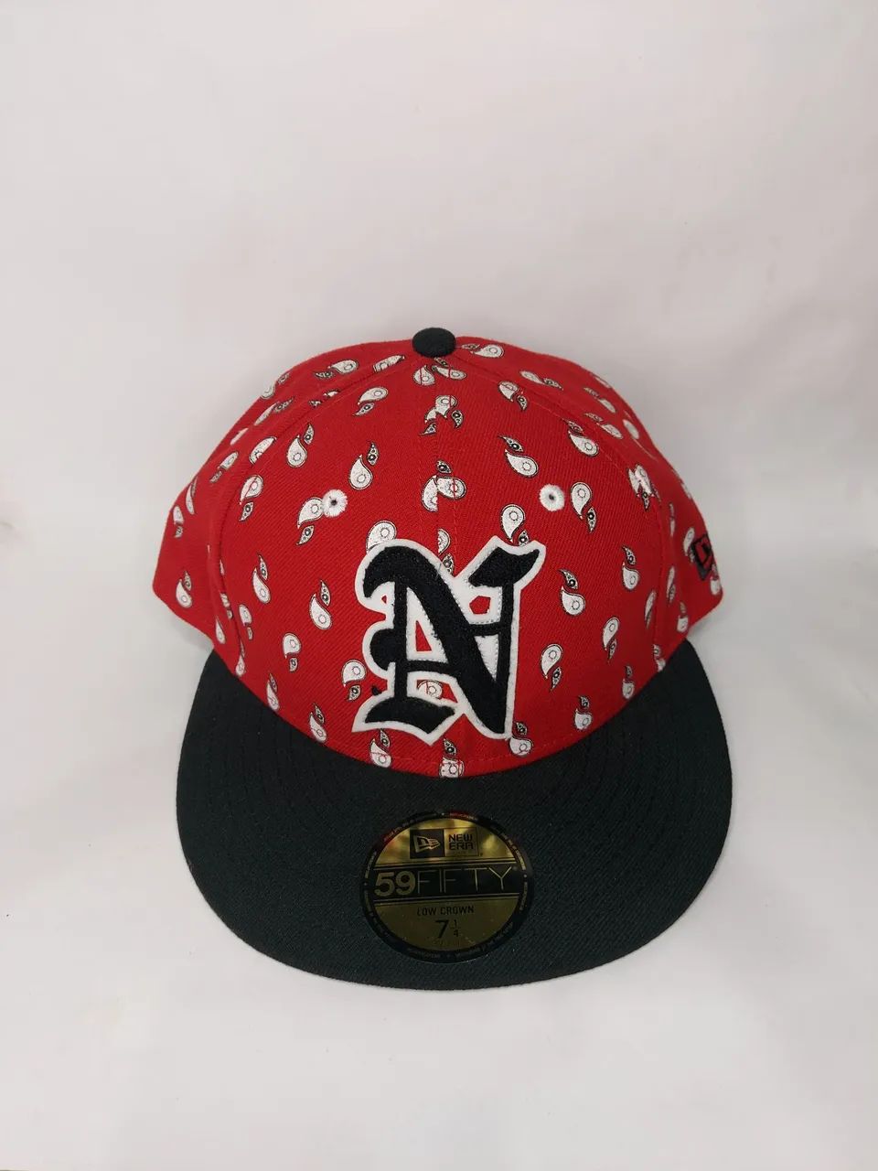 Boné New era vermelho - Branded - aba reta - 5950