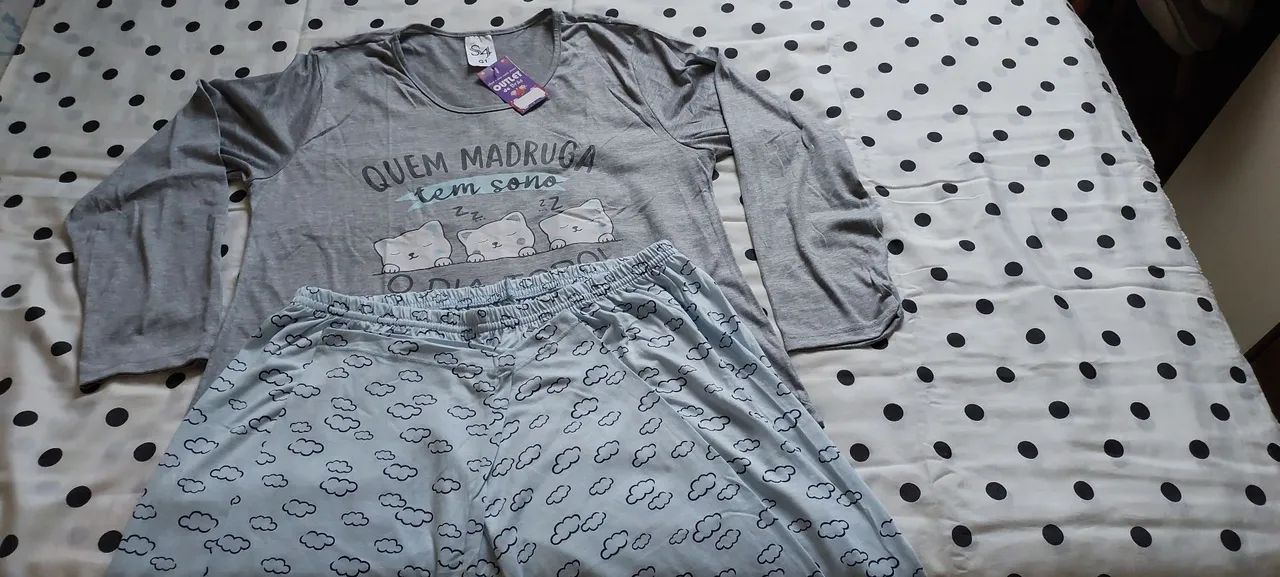 Pijama Feminino Manga Longa  - Foto 3