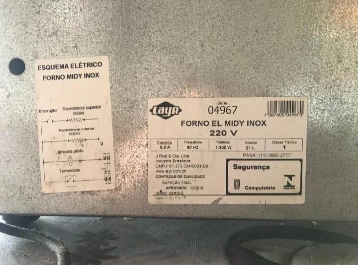 Forno Layr 220v $300 - Foto 3