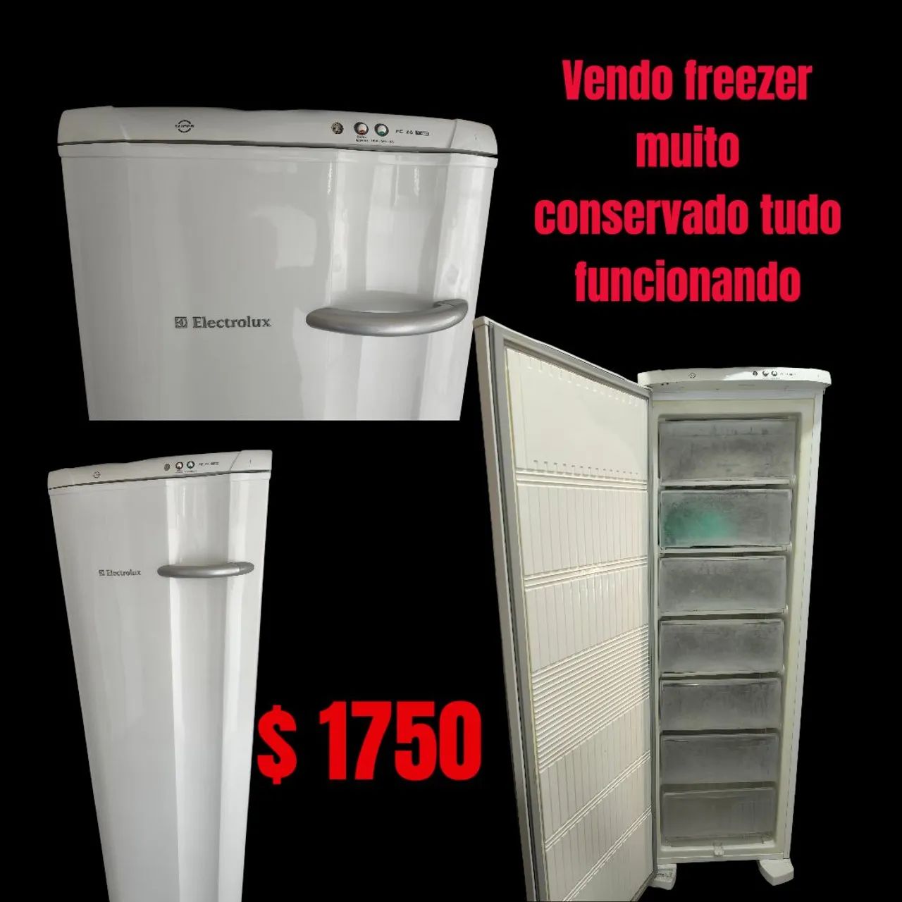 Freezer Eletrolux 