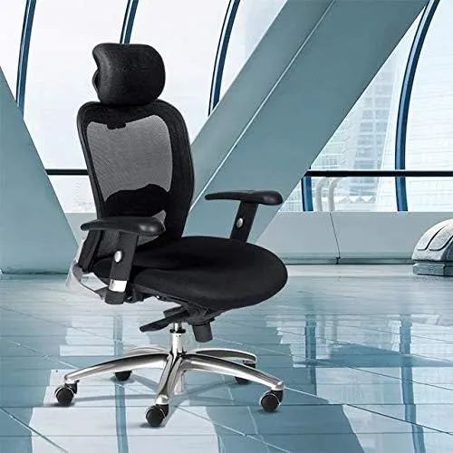 Cadeira de Escritório New Ergon Ergonômica com Rodas e Encosto de Cabeça