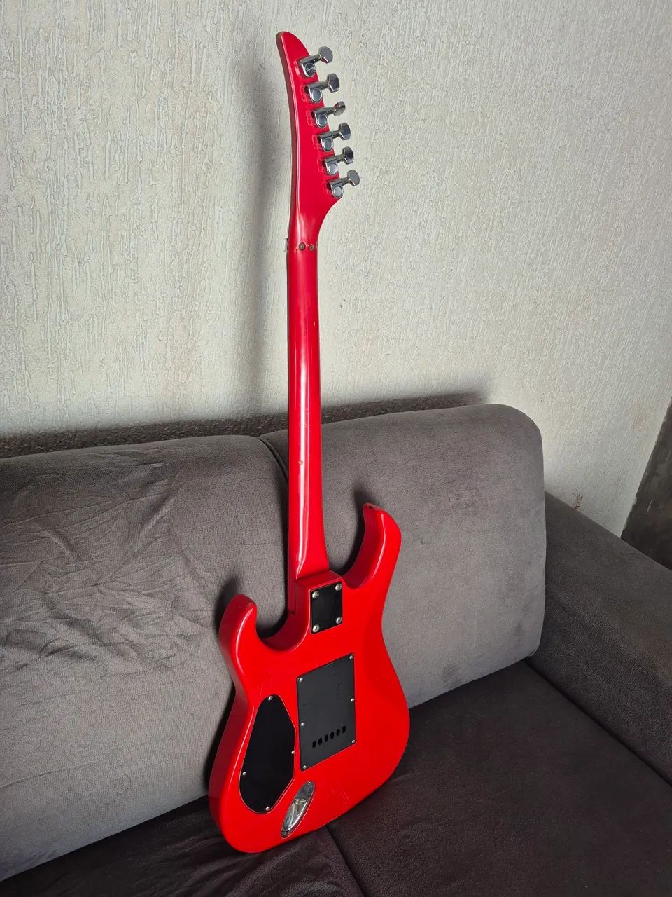 Guitarra Elétrica Vermelha - Foto 4