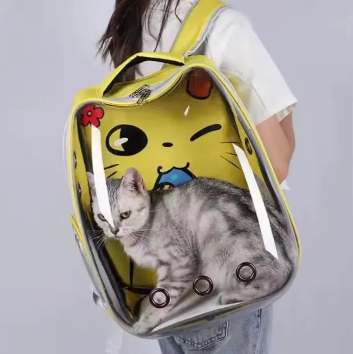 Mochila Pet Transparente para Cães e Gatos - Foto 5