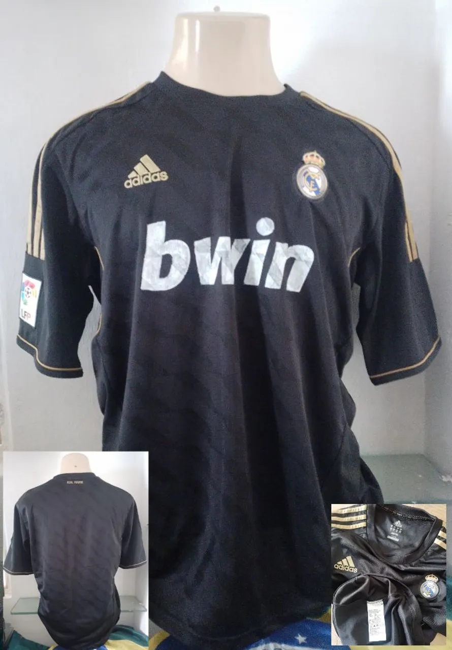 Camisa Real Madrid Adidas 2011 preta!
