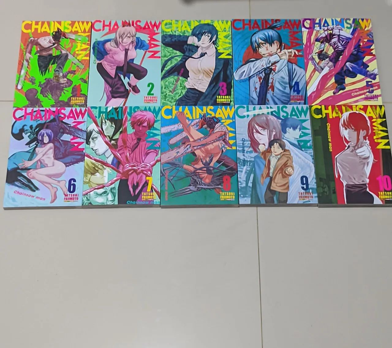Mangá Chainsaw Man Volumes 1-10 - Foto 2