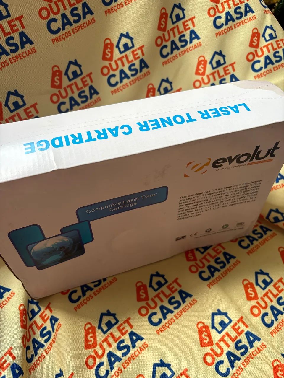 cartucho de toner a laser compatível da marca Evolut