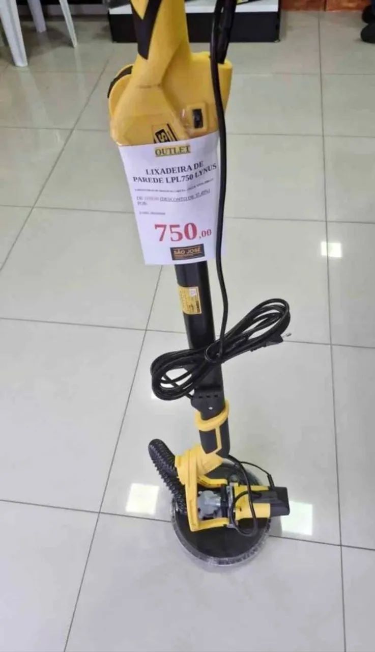 Lixadeira de Parede LPL750 Lynus 