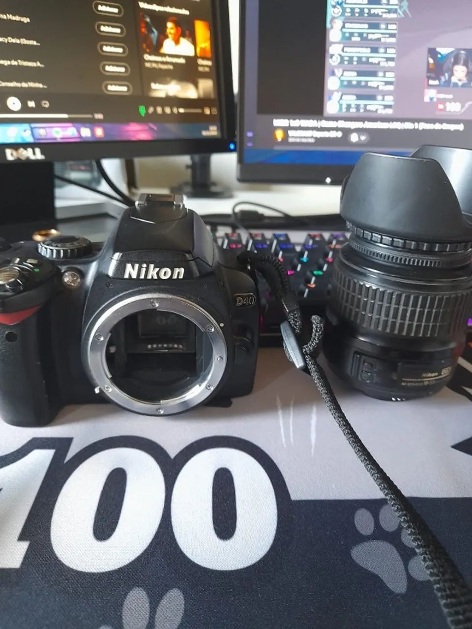 Câmera fotográfica Nikon D40 - Foto 4
