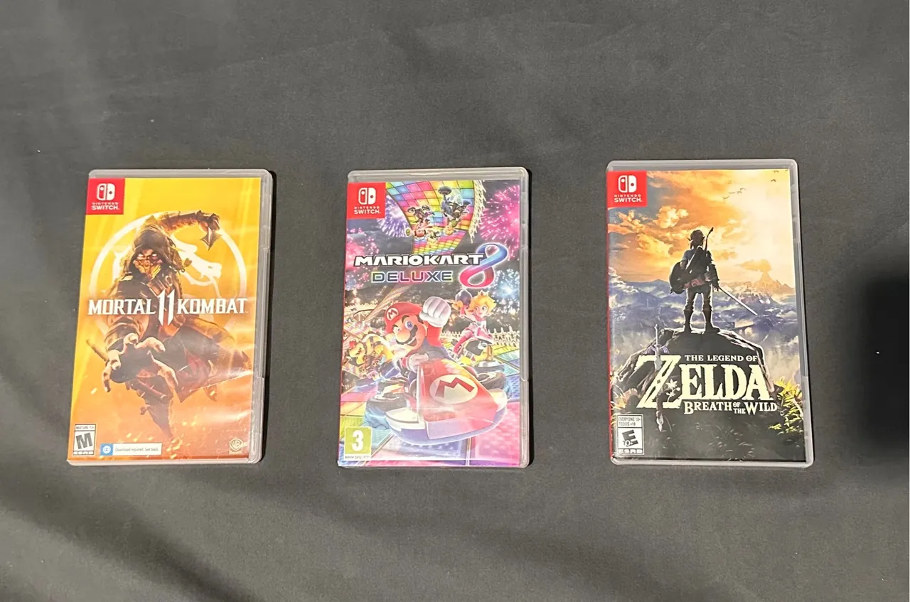 Controle e 3 jogos Nintendo (leia o anúncio)