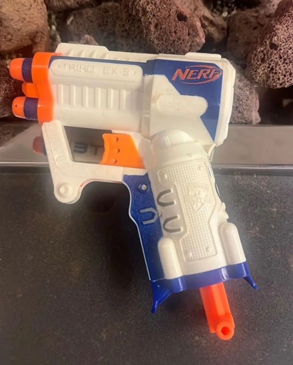 nerf elite triad ex-3 hasbro 4 peças - Foto 3